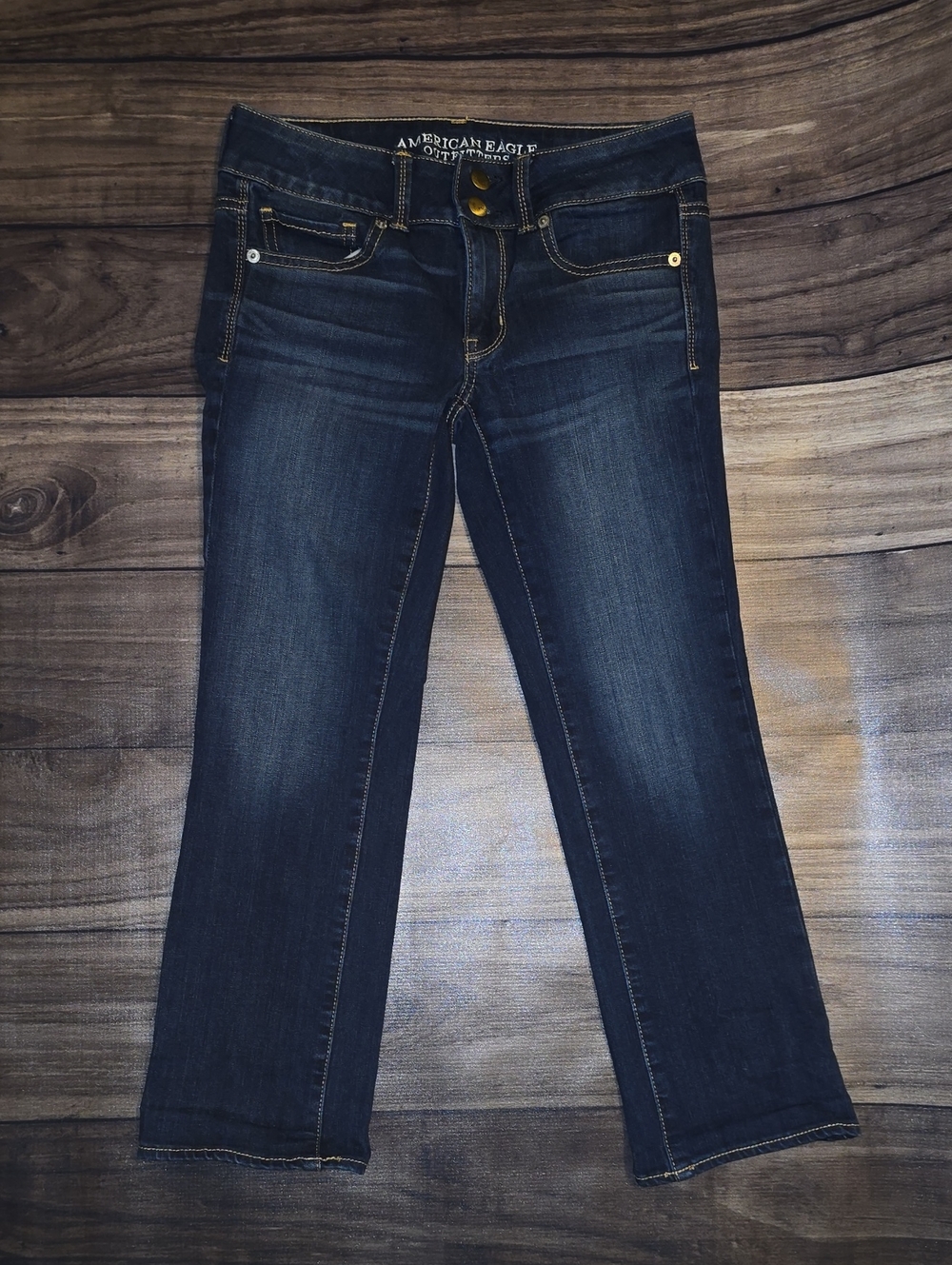 American Eagle Outfitters Navy Blue Women's Bootcut Jeans